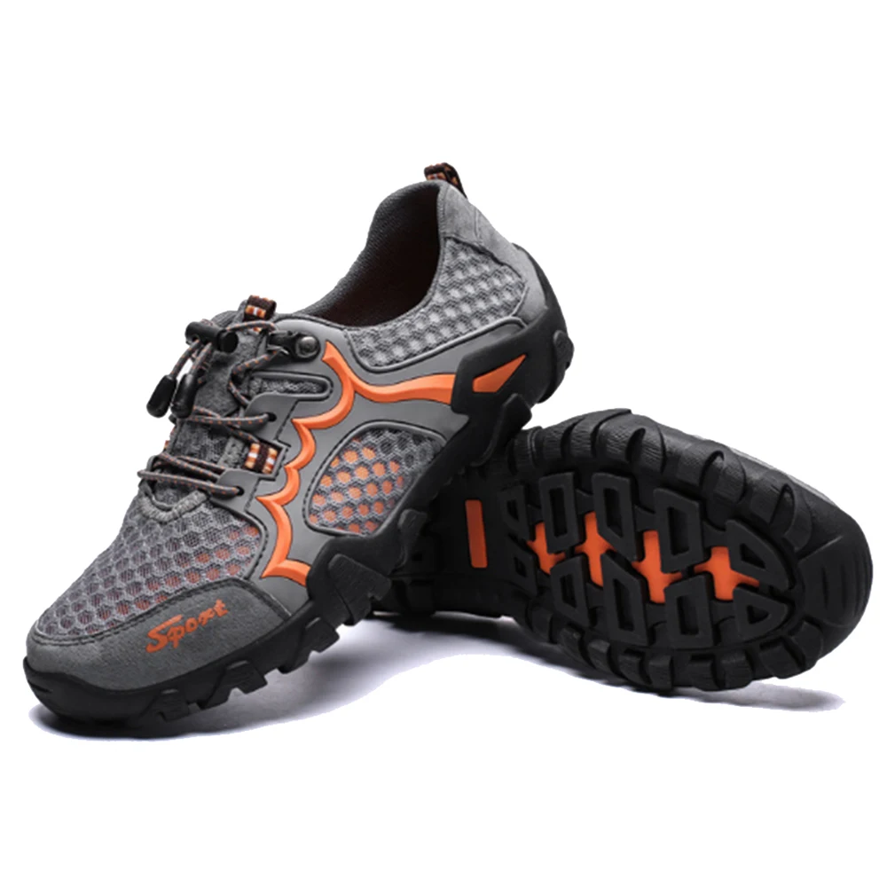 

TaoBo New Men's Outdoor Upstream Shoes anti-skid Water Shoes Quick-drying Wading Shoes Male wear-resistant Aqua Shoes