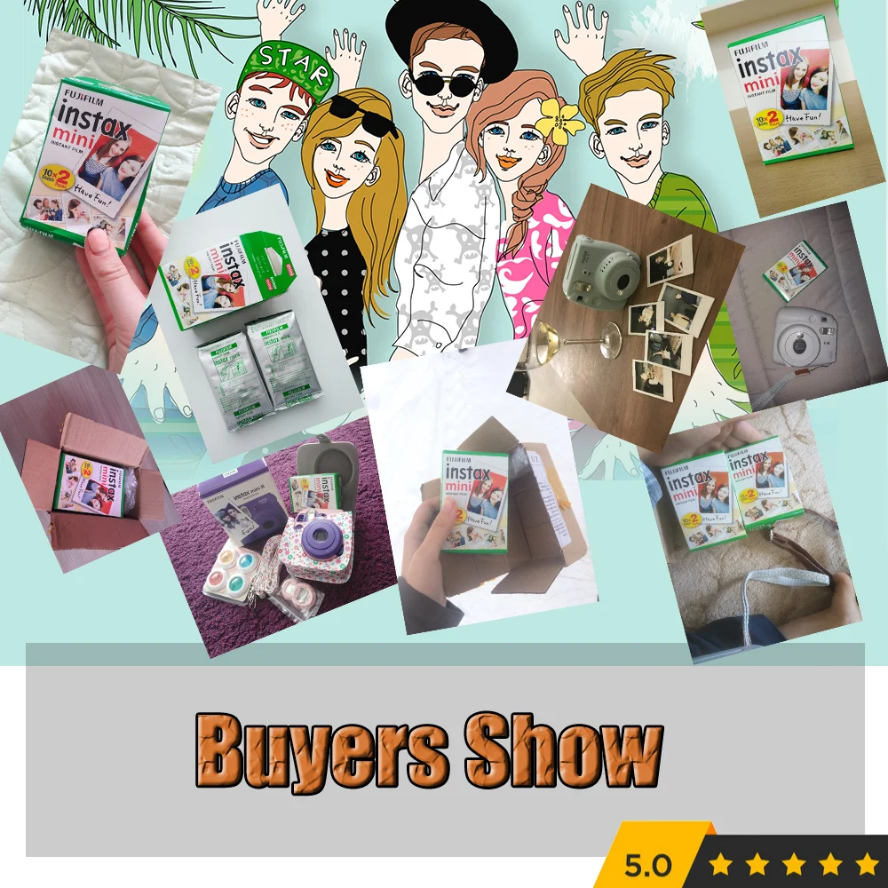 Белая пленка для Fuji Instax Mini 9 Фотобумага набор моментальных фотоснимков ЖК дисплея