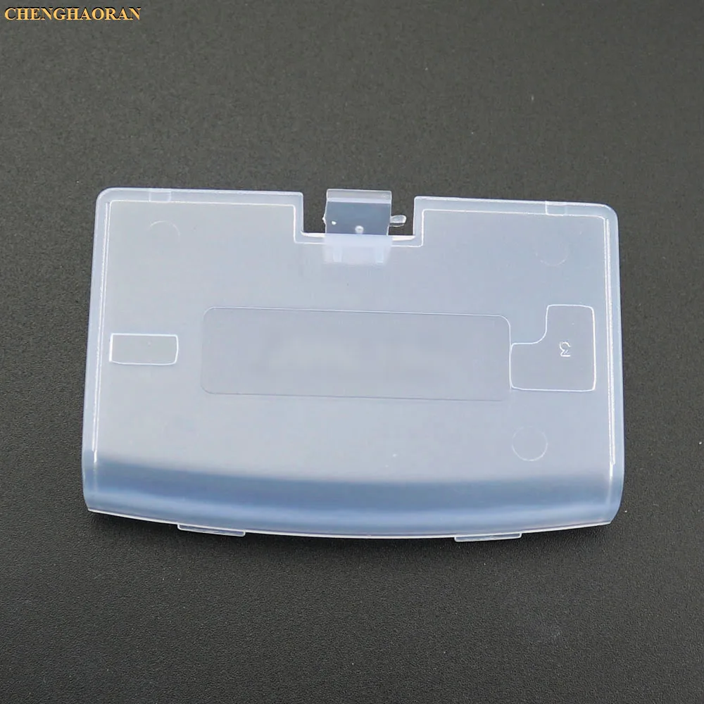 K Clear Light Blue ChengHaoRan 1 шт. для GBA чехол крышка батареи чехол задняя дверь Крышка для nintendo Gameboy Advance консоль Ремонт Запчасти Замена - Цвет: K Clear Light Blue