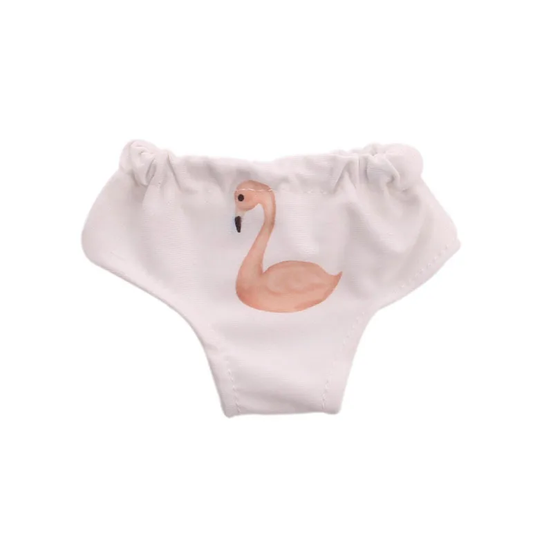 Flamingo Новинка года, нижнее белье в виде куклы трусы для девочек, 18 дюймов, 45 см, 43 см, новая кукла, фламинго, Санта Клаус, олень рождественское - Цвет: Flamingo