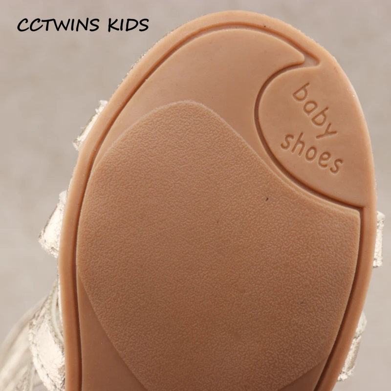 CCTWINS KIDS 2018 летние сандалии гладиаторы до колена для маленьких девочек модные