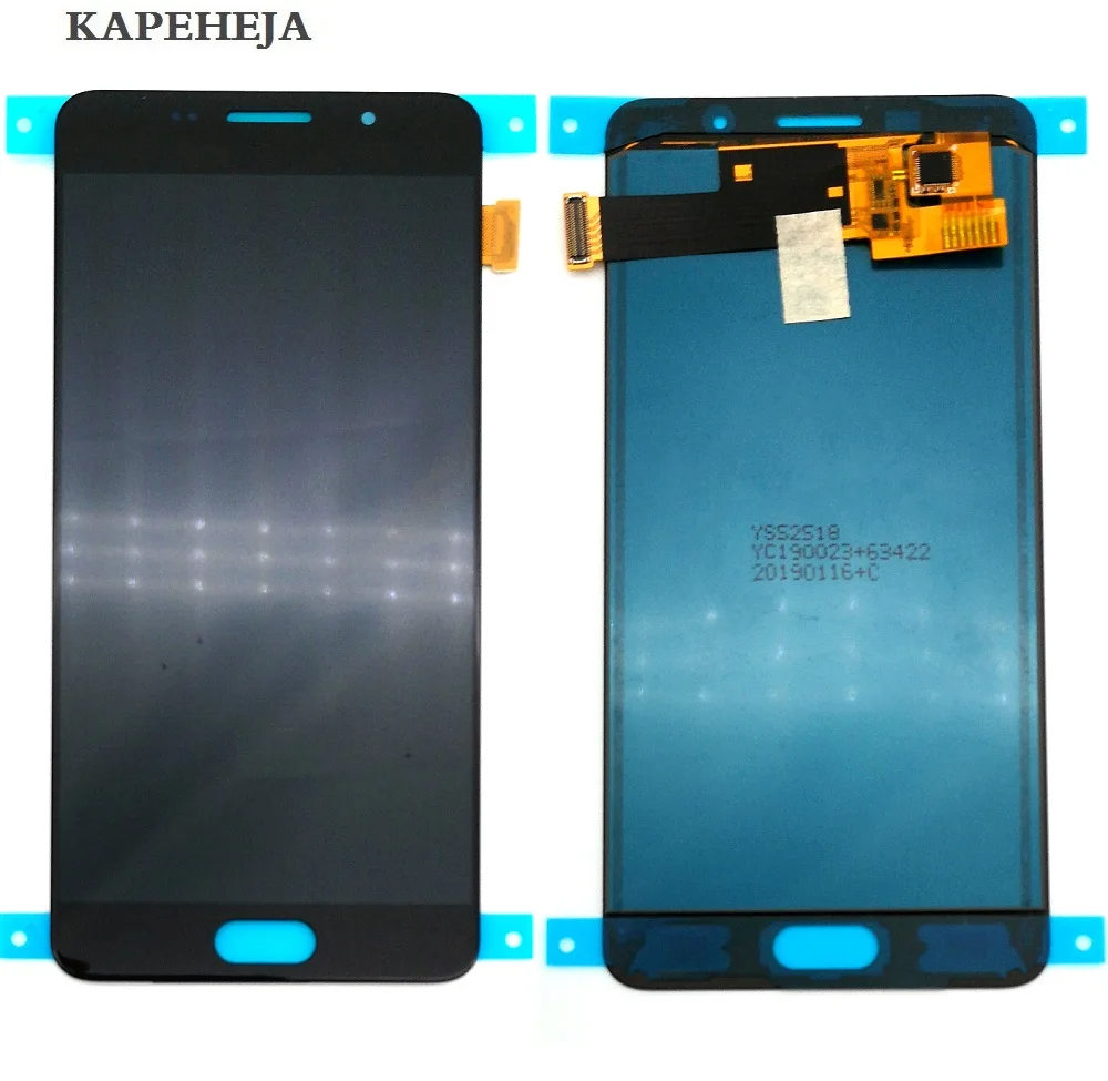 Может регулировать яркость ЖК-для Samsung Galaxy A5 A510 A510F A510M ЖК-дисплей кодирующий преобразователь сенсорного экрана в сборе