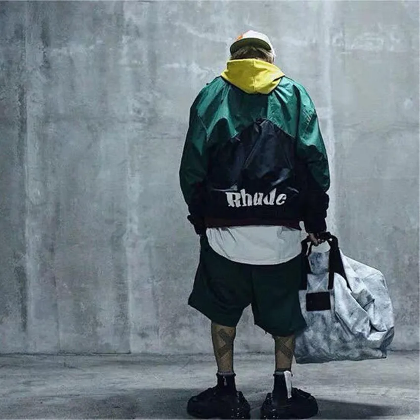 Мужская куртка ревеня лучшее качество 1:1 пилот ВВС MA 1 ревеня|Мужские куртки| |