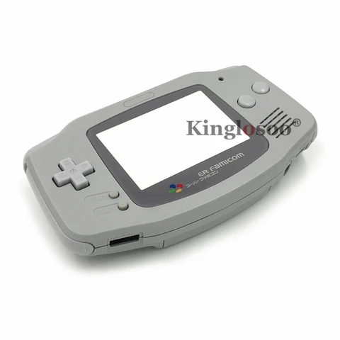 Однотонный чехол для полной крышки сменный комплект для игрового мальчика Advance GBA корпус с резиновыми прокладками
