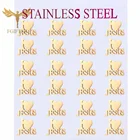 Серьги из нержавеющей стали, оптовая продажа, 12 пар, серьги-гвоздики с сердцем и Иисусом для мужчин и женщин, модные серьги-гвоздики 2022