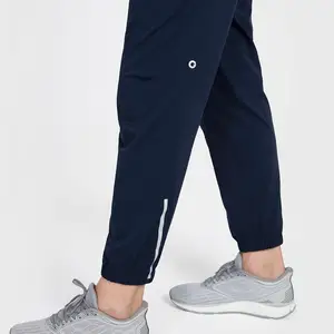 Image 3 - Штаны Xiaomi Amazfit мужские спортивные, джоггеры на молнии с карманами, быстросохнущие, отражающие, синие, L