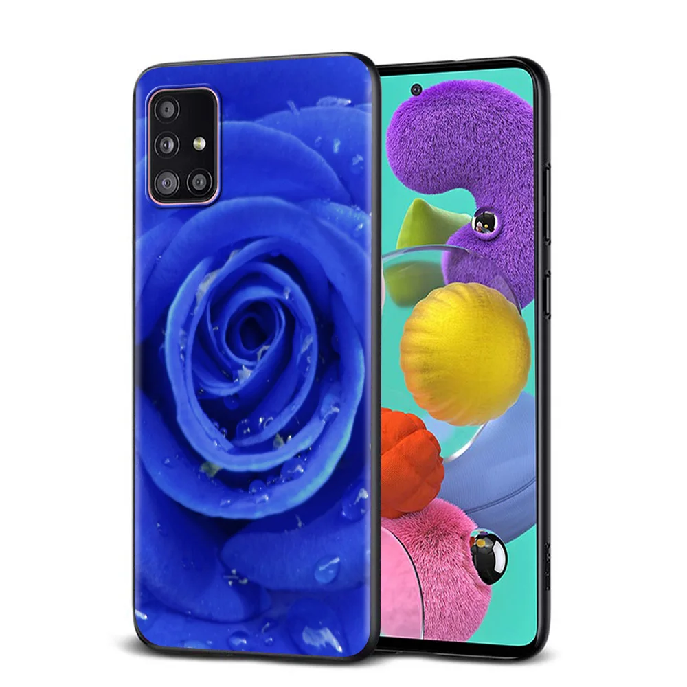 

Rose Colorful Flower Shell For Samsung A51 A91 A72 A71 A52 A42 A41 A32 A31 A21s A21 A12 A11 A02s A02 A01 Case TPU Coque