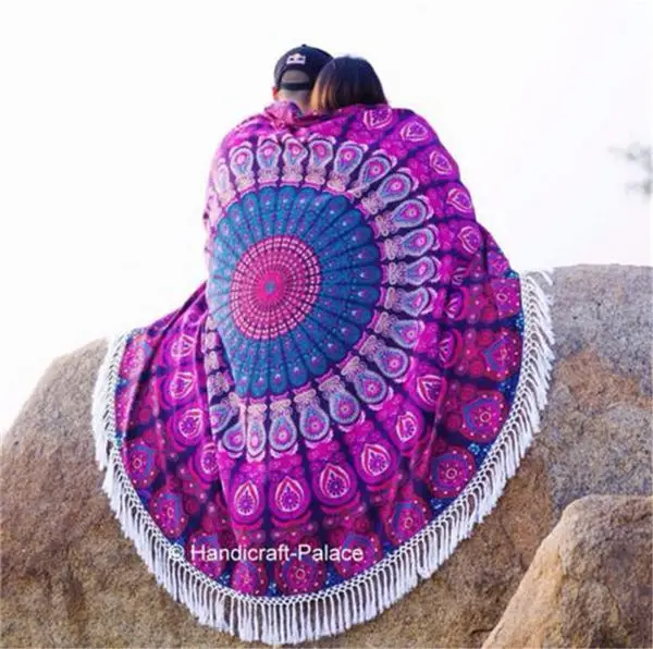 3 Beach shawls and wraps summer scarf women shawls designer scarf women luxury brand scarf Circle shawls pareos de playa muje - Цвет: 3