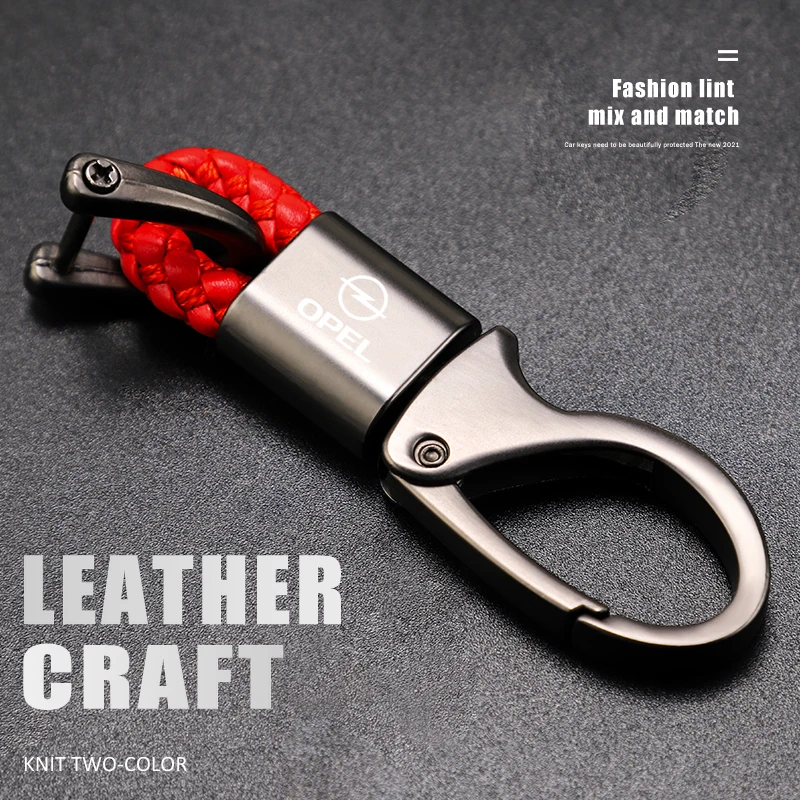 Новый автомобильный брелок из кожаного сплава качественный для Opel Astra Corsa Insignia
