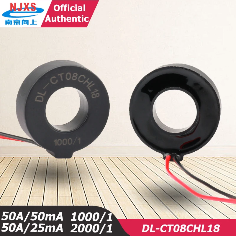

Micro Precision AC Current Sensor Transformer DL-CT08CHL18 50A/50mA 1000/1 50A/25mA 2000/1 High Quality Current Transformer