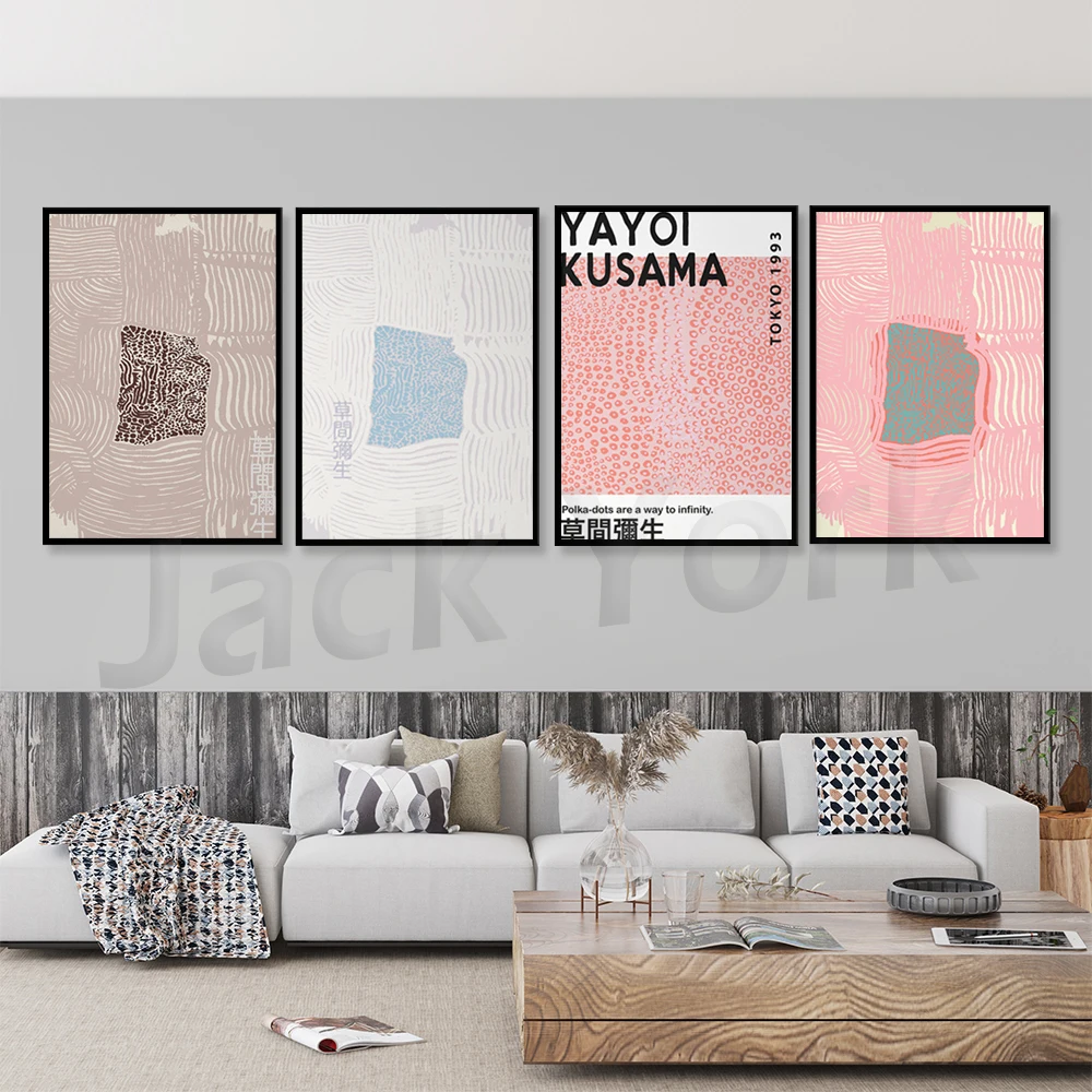 

Minimalist Abstract Wall Art Print Modern Minimalist Abstract White Beige Wall Art Print Kusama Modern Prints