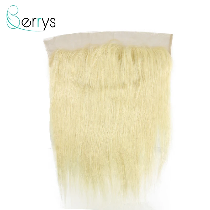 Блонд Кружева Фронтальные 13х4 перуанские прямые предварительно собранные