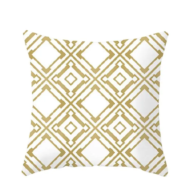 

Geometric Plaid Stripes Pattern Pillowcase Home Decoration Cover Sofa Car Pillow 45*45c Pillows Cushion Home Cover Throw 45 C8L7