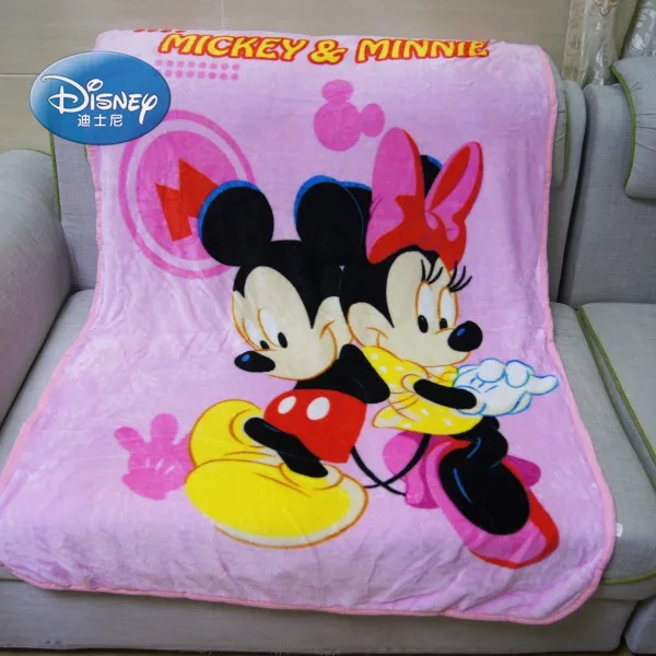 pink minnie 3 Дисней мультфильм светильник Розовый Минни Маус мягкий фланелевый Тонкий плед для девочек детей на кровать диван диване дети подарок на день рождения - Цвет: pink minnie 3