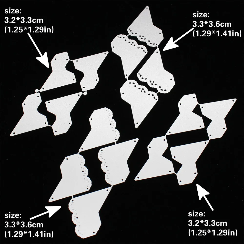 Металлические режущие штампы KSCRAFT элегантные трафареты для скрапбукинга