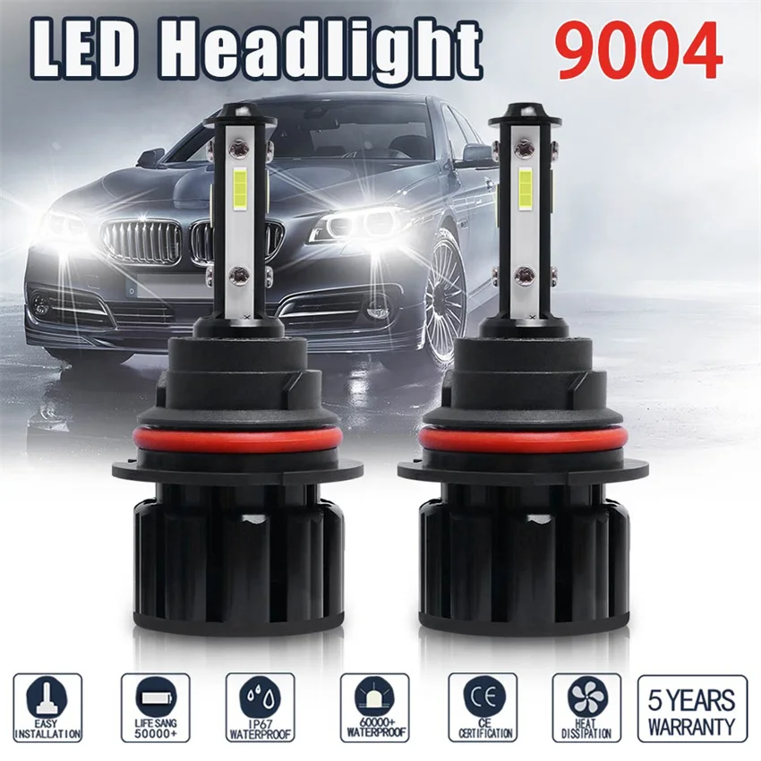 

X16S High Power H4 Hi-Lo Beam Super Bright Led Bulb H11 9005 9006 Car LED Headlight Bulbs 60W 18000LM 6000K Automobiles Headlamp
