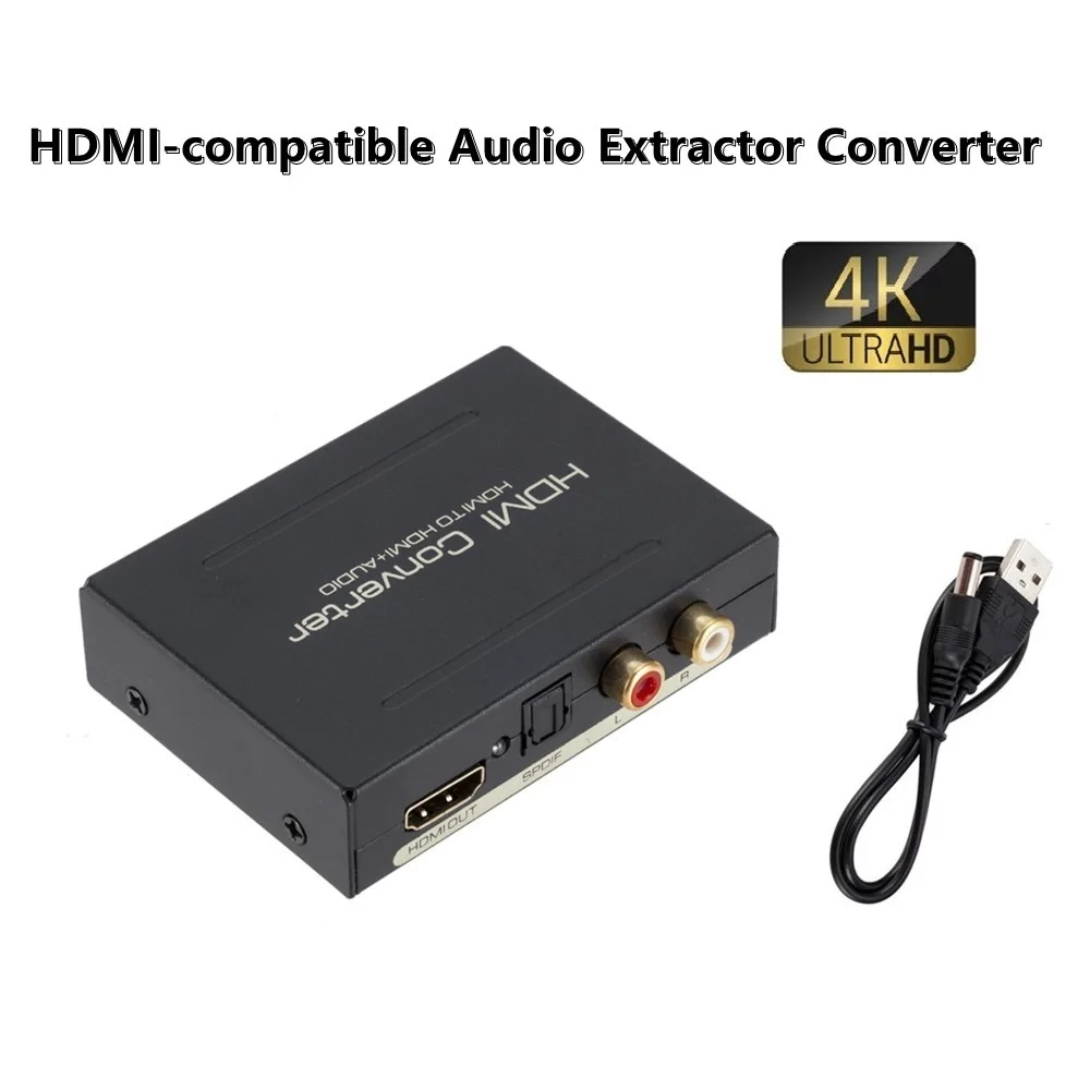 Переходник-разветвитель TOSLINK SPDIF 4K X 2K HDMI 3 5 мм | Электроника
