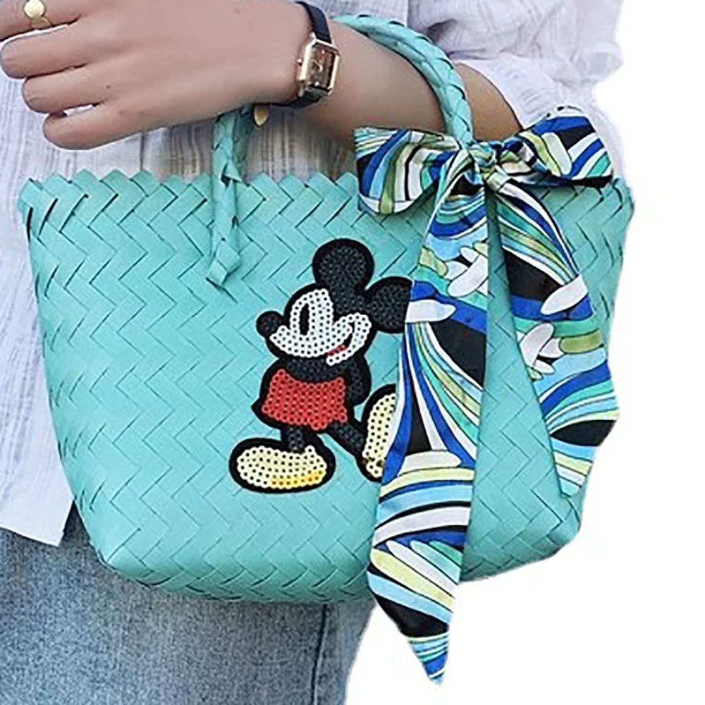 

Disney Ladies HandBags For Women Brand Cartoon Mickey Fashion Design Messenger Bag Female Shopping Shoulder Bags High Quality
