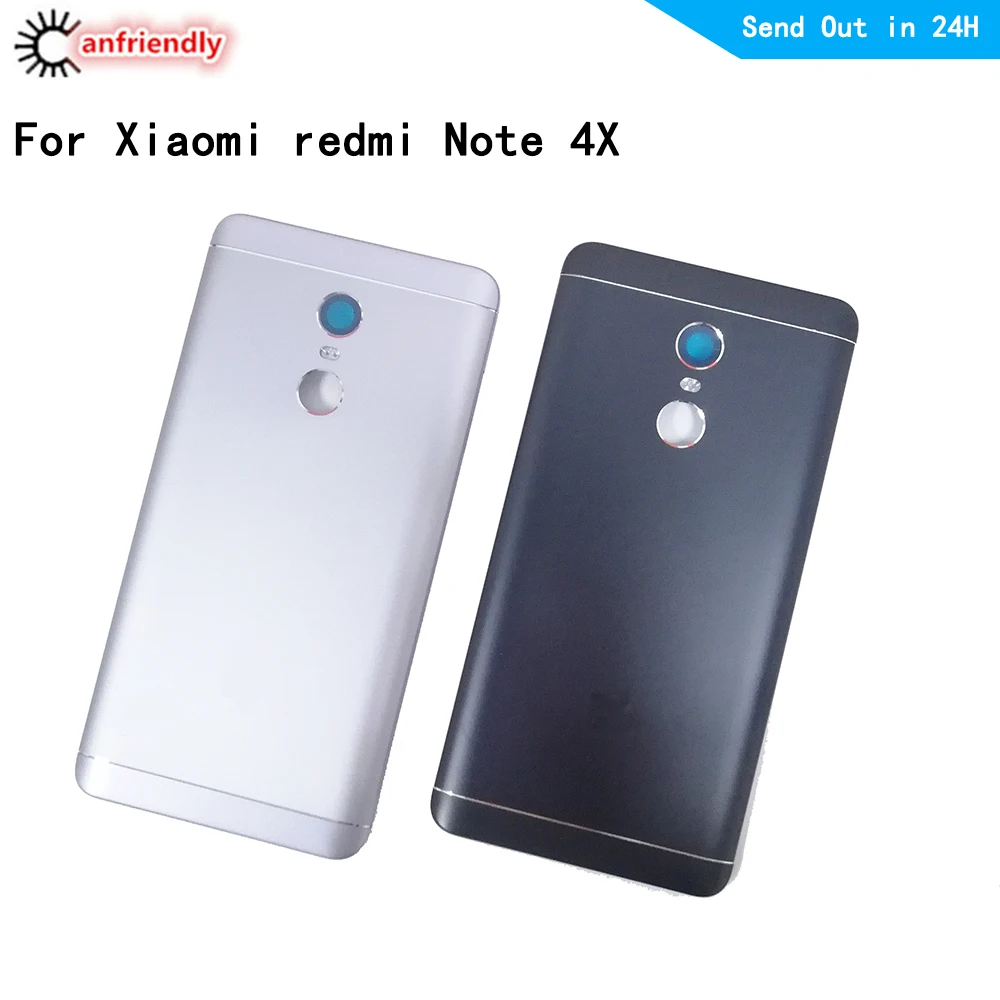 Крышка батарейного отсека для Xiaomi Redmi Note 4x Note4 x Задняя стеклянная крышка задняя