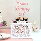 Коробка для свадебных открыток OurWarm, из ПВХ, ажурная, свадьба коробка для конвертов, с замком и открыткой, товары для свадьбы, дня рождения, детского праздника