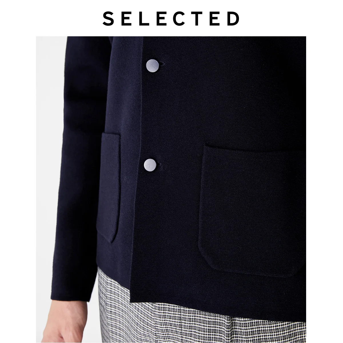 Мужской трикотажный кардиган из эластичного хлопка | Мужская одежда