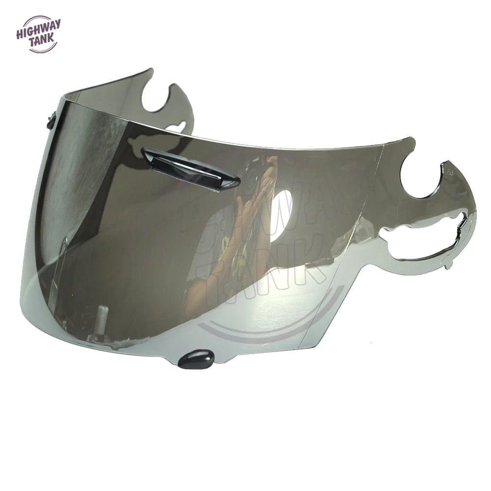 Хромированный мотоциклетный Полнолицевой шлем козырек объектив чехол для ARAI RR5