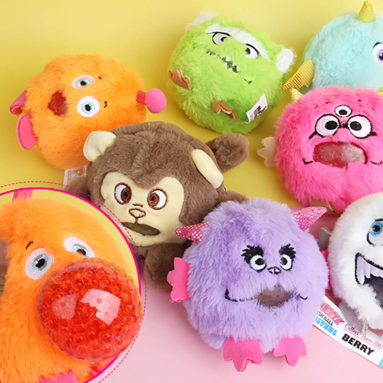 

Милый плюшевый мяч для вентиляции, маленький мяч для снятия стресса с животными, праздничный подарок, 2 мл, недорогой сенсорный снимает стре...