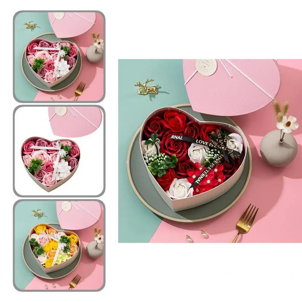 

Яркие цветные лепестки розы, 1 коробка, практичные Цветочные ароматизированные Лепестки розы, подарки, привлекательные товары для флористо...