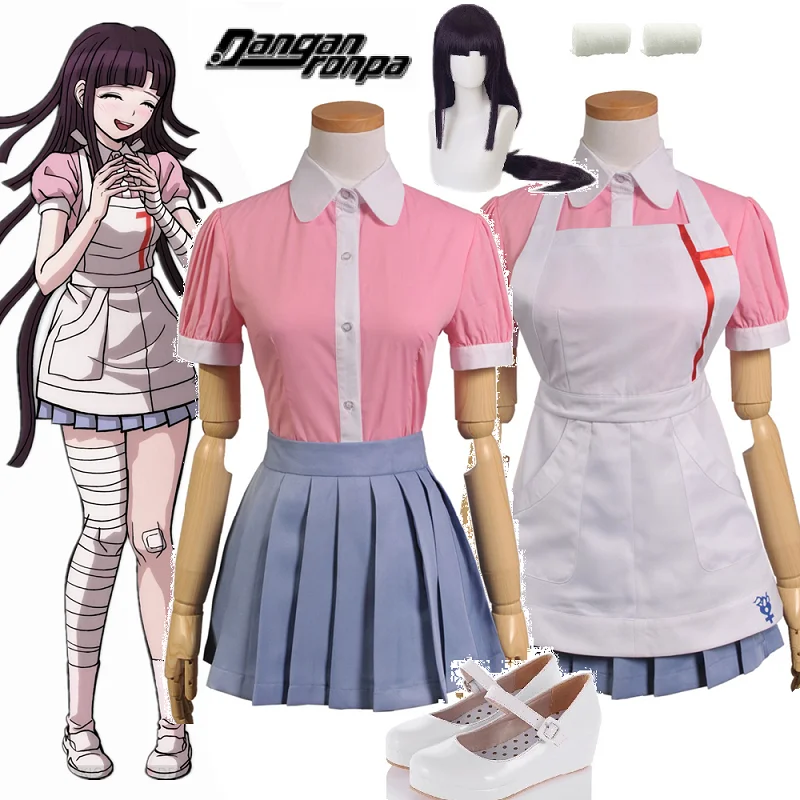 Костюм для косплея Микан цумики из данганронпа обувь Хэллоуина карнавала