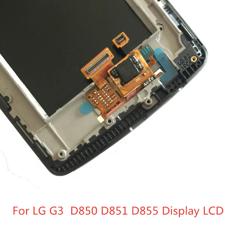 Оригинальный дисплей ENOCN для LG G3 ЖК с сенсорным экраном дигитайзер рамкой сменный