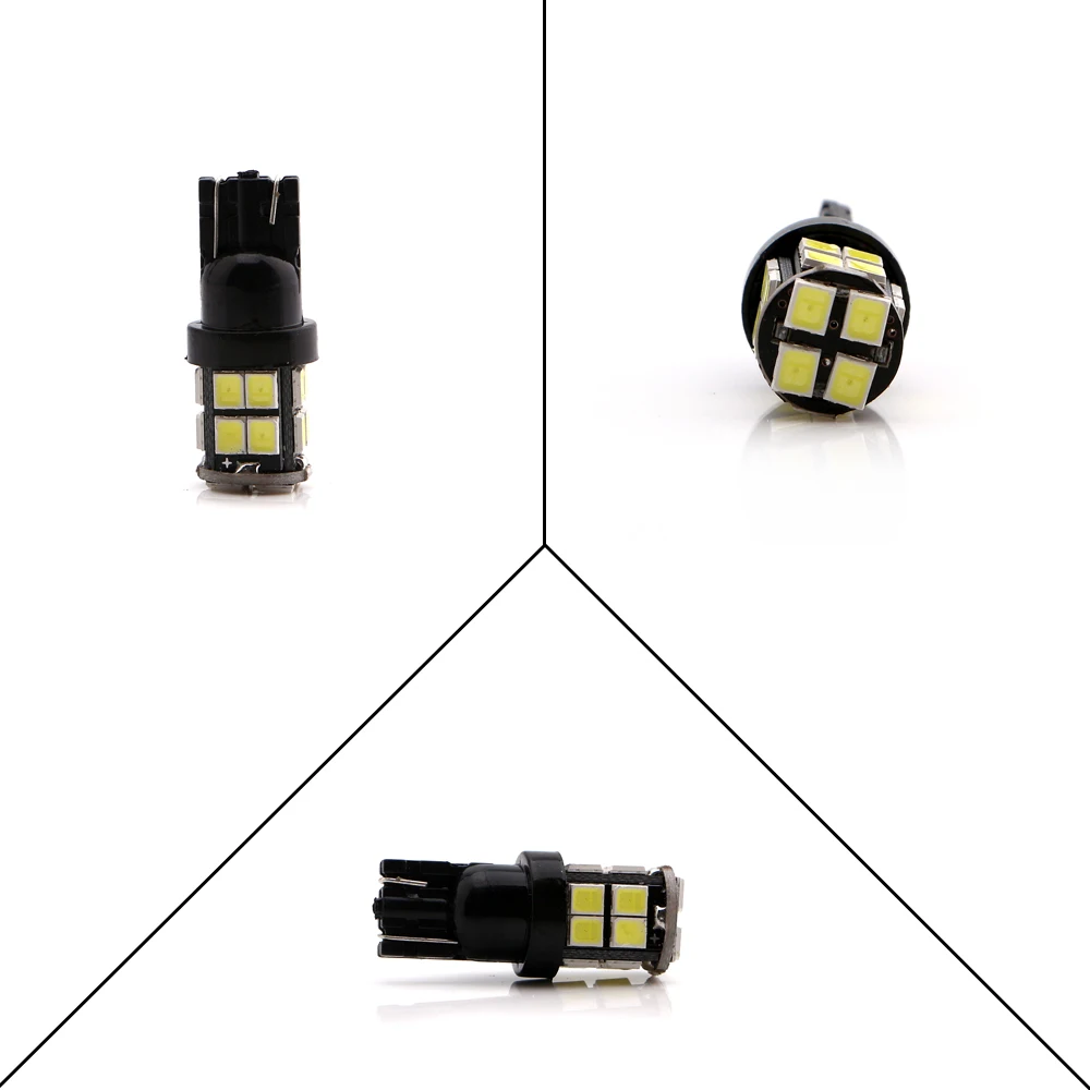 YM E-Bright 10 шт. 12 В T10 2835 20 SMD 194 168 Авто Led номерной знак свет Автомобильный зазор