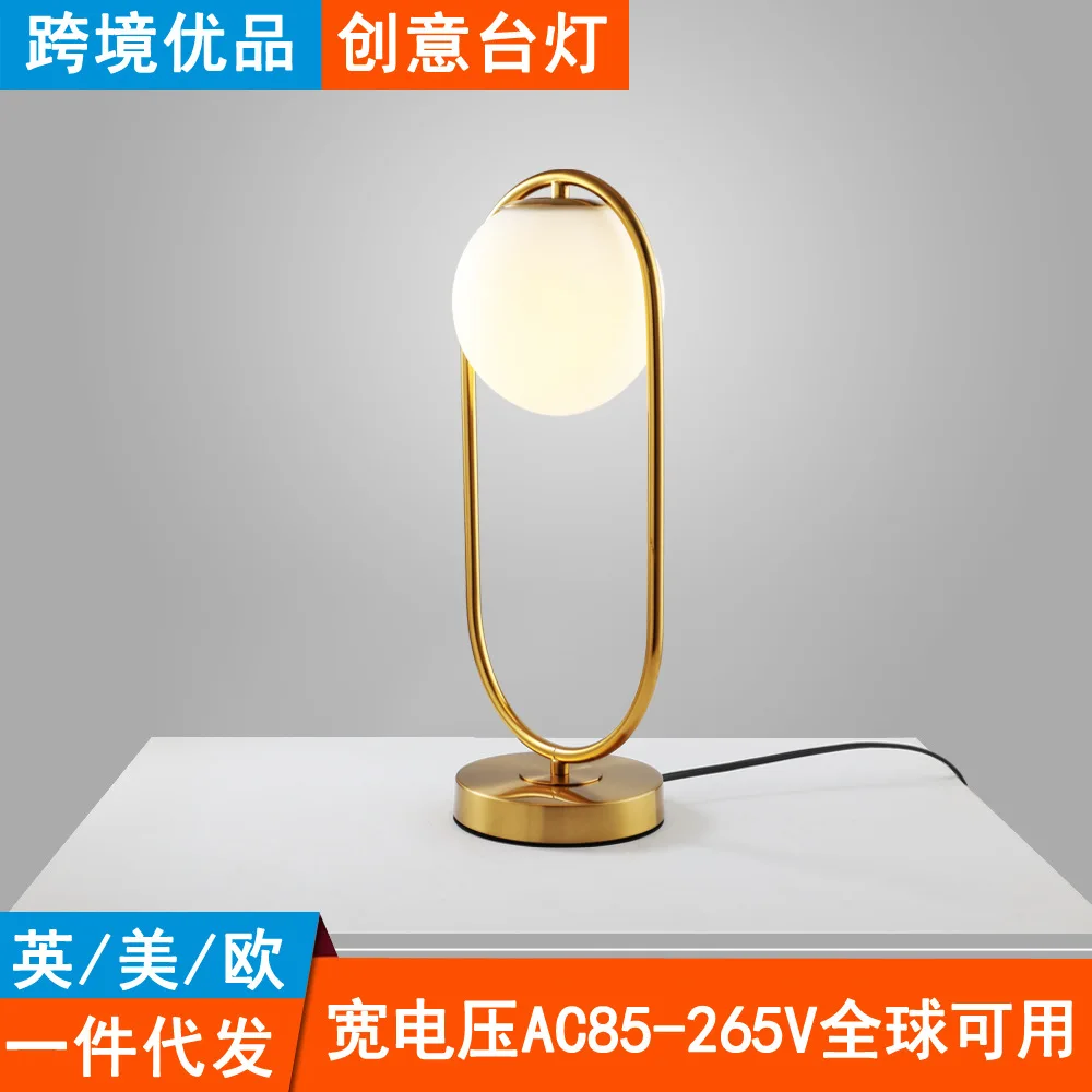 

europe nordic led glass luminaria de mesa bedside lamp living room lamp bedside lamp