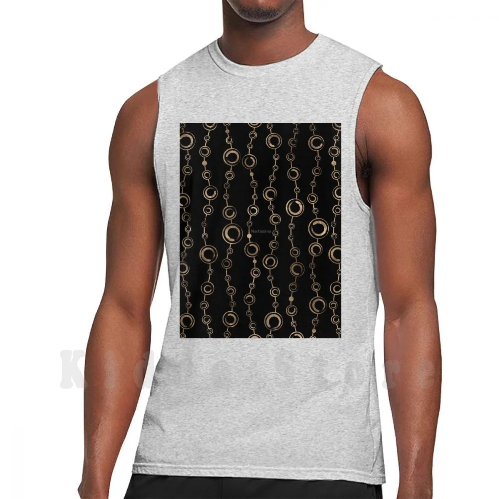 Энсо круг из мультфильма Холодное сердце с вышивкой золотых на черном фоне Топы