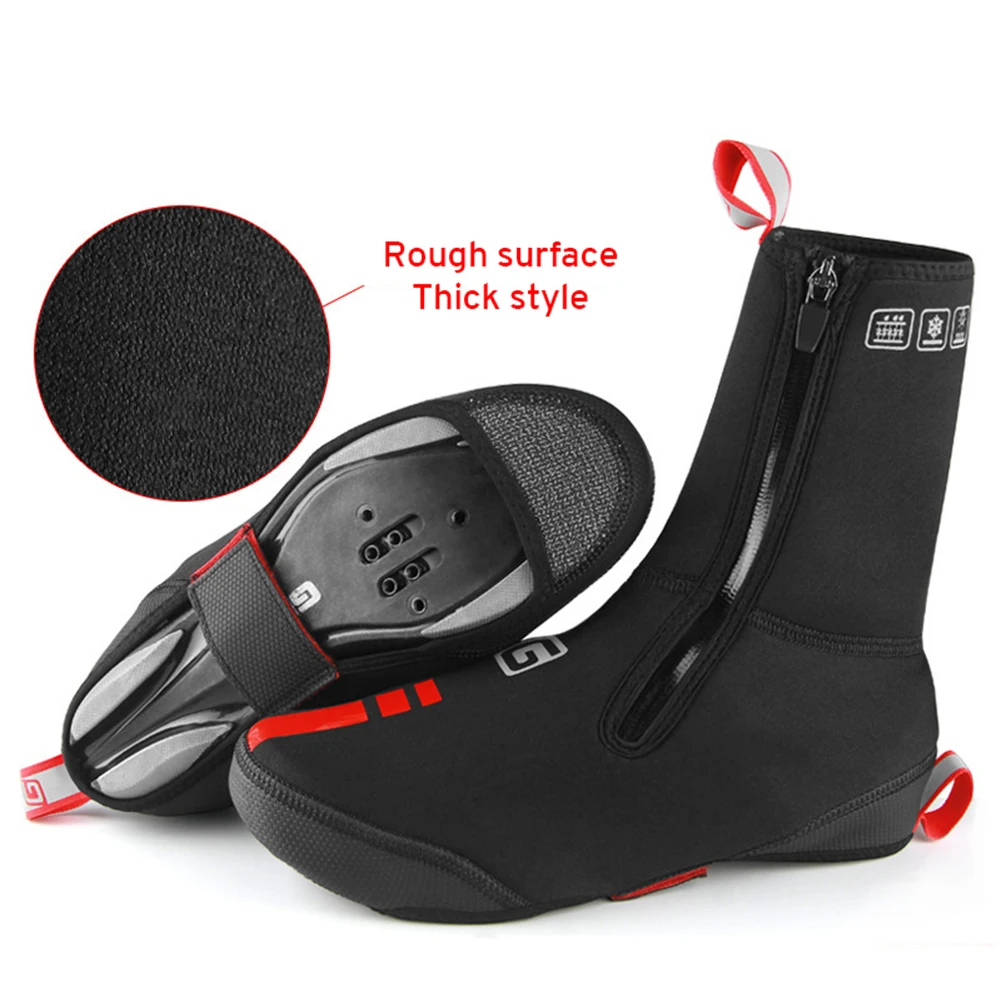 

Thick Warm Winter Cycling Overshoes Neoprene Waterproof Windproof Bike Shoes Covers Men Women MTB Road Bicycle Booties Case