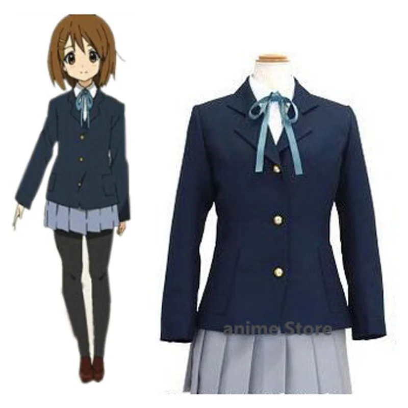 

K-on! Hirasawa Yui Mio Akiyama School Uniform Set cosplay costume Fancy dress Custom Made