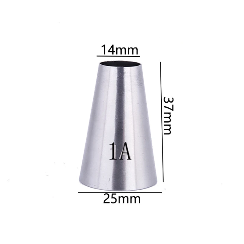 

1 PC Stainless Steel Cake Decorating Mouth Bakery Homemade DIY Kitchen Pastry Cupcake Flower Making Icing Cream Piping Nozzles