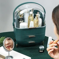 bathroom bedroom makeup storage box skin care products organizing box waterproof dustproof drawer portable makeup jewelry box