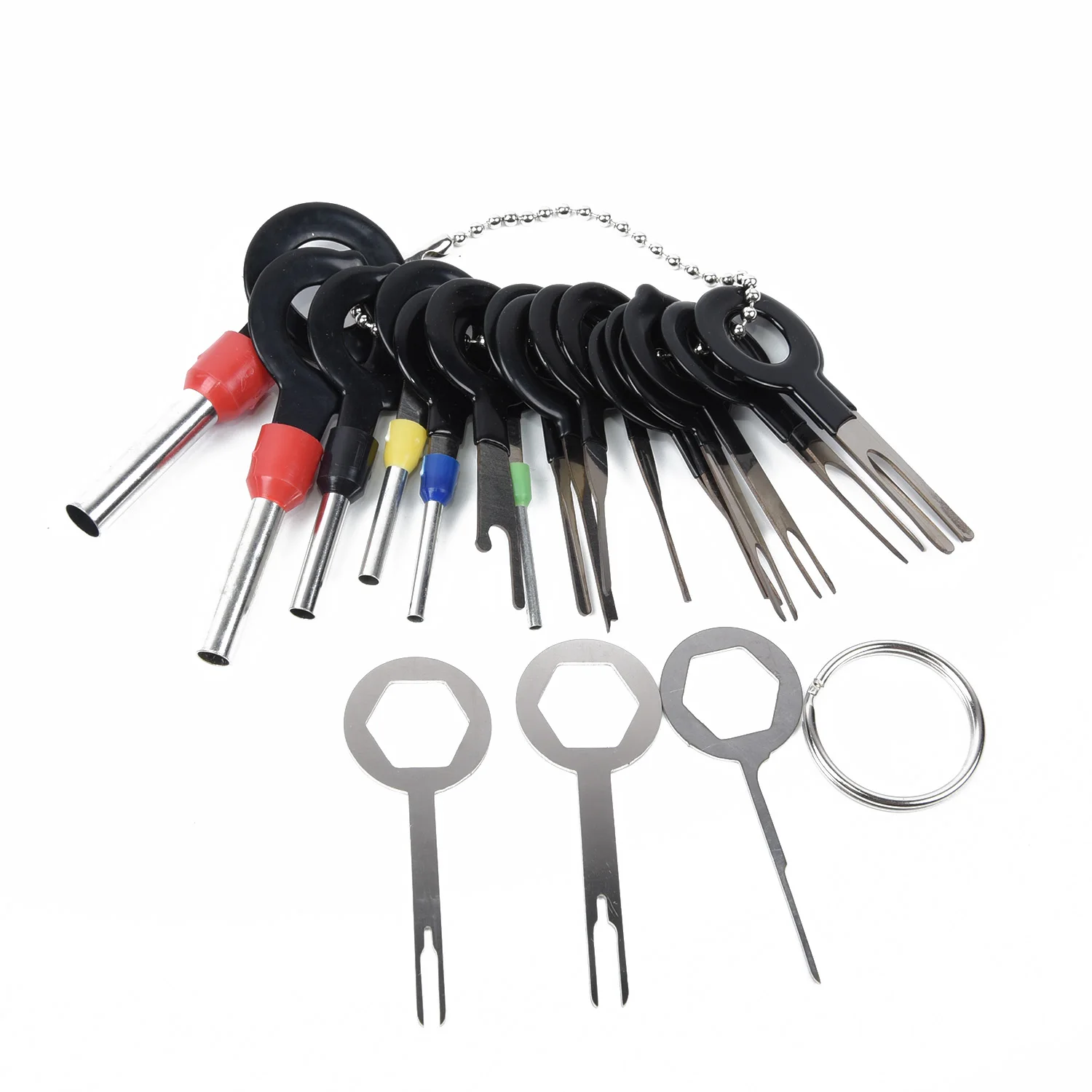 

Extractor Releasing Set Electrical Circuit Tools Connector Pin Puller Repair 21Pcs Cable Useful Accessories Parts