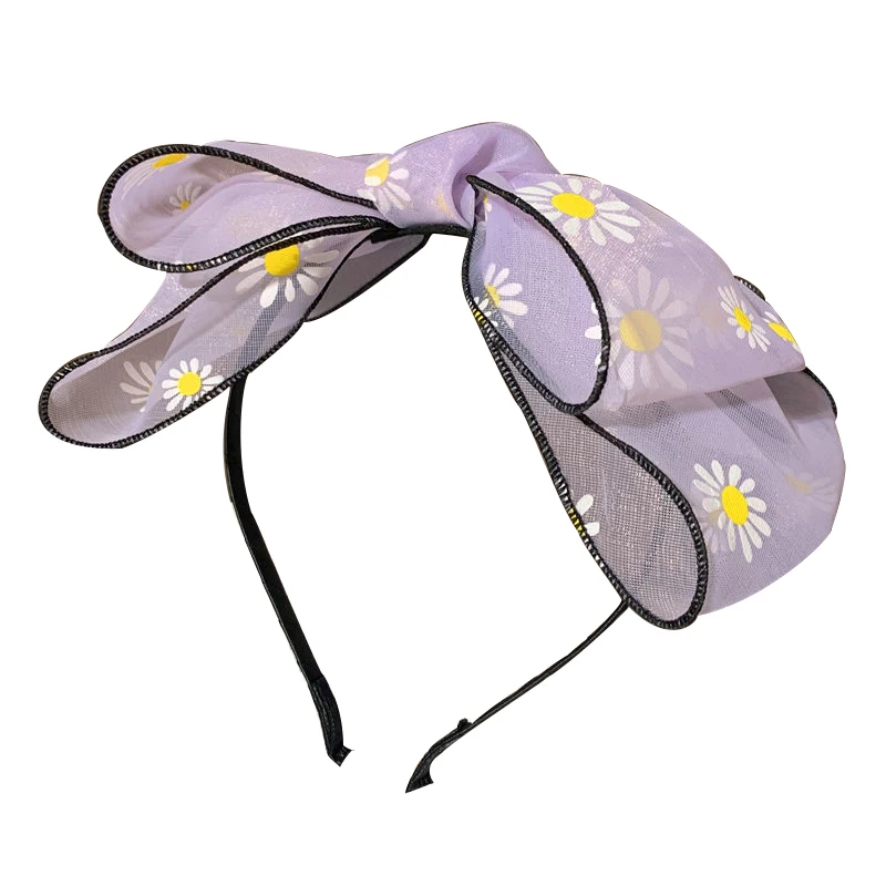 

Cute Organza Headbands Hair Bands Knotted Headband Hair Jewelry Bezel Turban Women Girls Hair Accessories Solid Bow Head Hoop