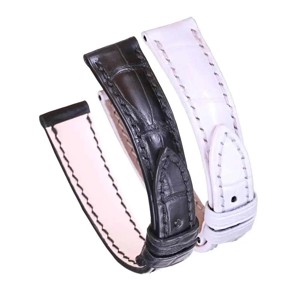 PESNO подходит для blucpain Villeret для женщин 6102/6104/6263/3650A кожа аллигатора Натуральная кожа Ремешки для наручных часов