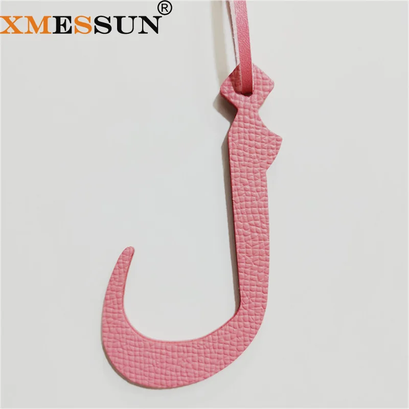 Оптовая продажа Роскошный брелок из натуральной кожи с буквами алфавита