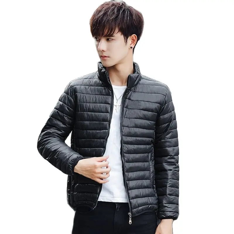 Зимние мужские пальто с длинным рукавом приталенная дизайнерская мужская куртка