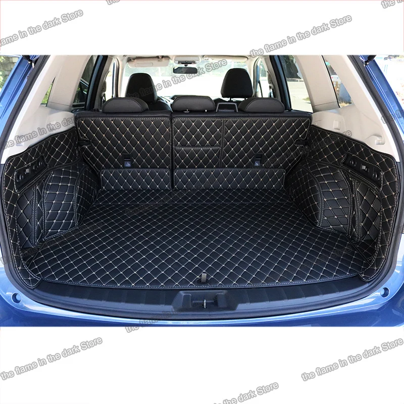 Коврик для багажника из волоконной кожи lsrtw2017 subaru forester 2019 2020 SK 2021|Лепнина