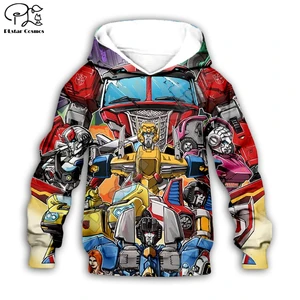 Kids Cloth Autobots transformation robot 3d hoodies/boy sweatshirt Cartoon Hot Movie style-6