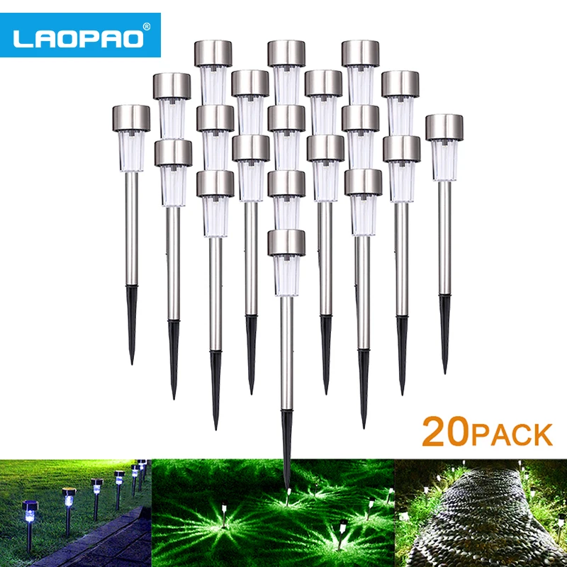 

Outdoors Led Solar Lights Outdoor Solar Led Lawn Lamps Street Lighting Luminaria For Garden Decoration Solar Powered Path Lights