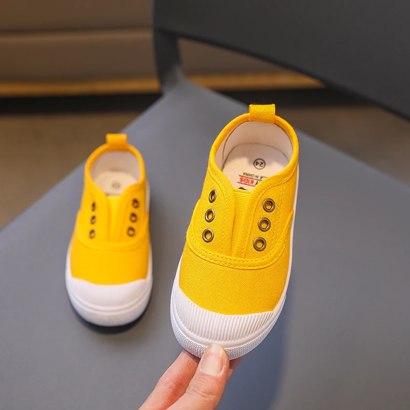 Baby Shoes Children Canvas Shoes 1-12 Years Old Soft-Soled Boys Shoes Baby Girls Sports Toddler Shoes Casual Shoes Kids Sneakers