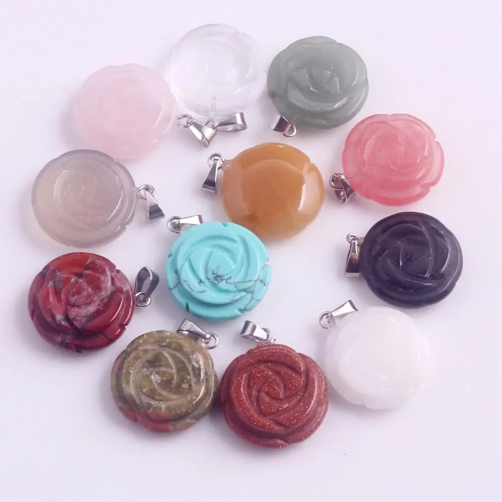 12 шт. бусины с натуральным камнем|Подвески| |