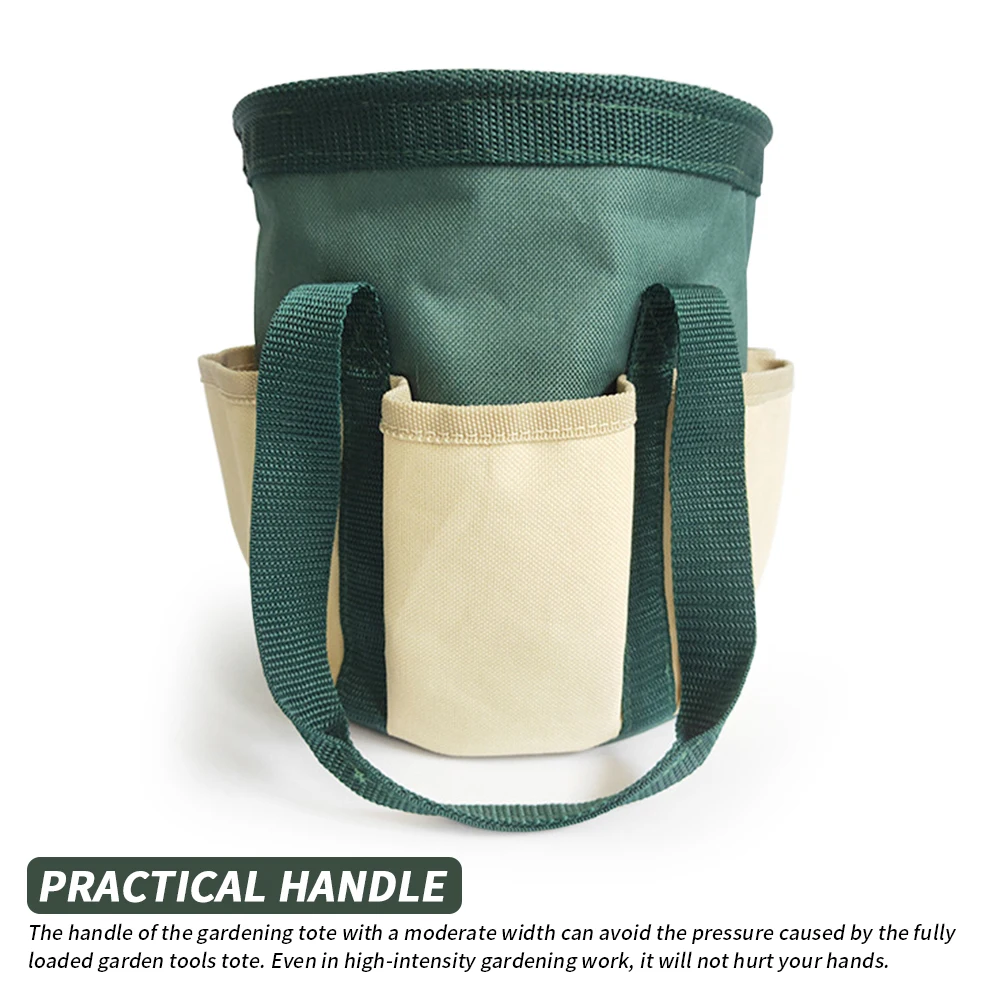 

Tote Multi Pockets Repair Yard Outdoor Home With Handles Reusable Garden Tool Bag Large Capacity Oxford Cloth Practical Portable