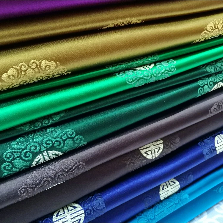 

Jacquard, Brocade Fabric Tang Style Mongolian Robe Tibetan Robe Film and Television Spinning Decoration Chinese Style Fabric