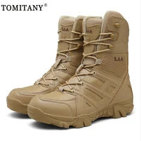 tactical military combat boots men 2021 autumn winter army military ankle shoes men classic outdoor hiking hunting work boot men